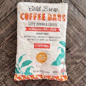 NEW Handmade Upcycled Trader Joe’s The Brew-tique Quilted Cold Brew Pouch